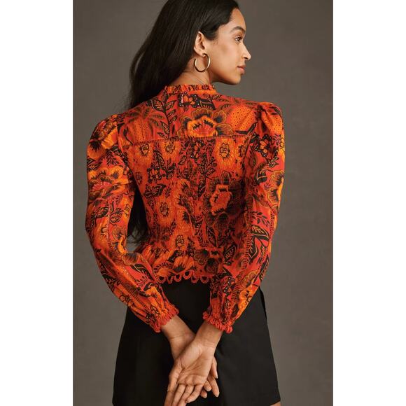 Farm Rio Garden Bloom Blouse size XXS - Picture 2 of 8